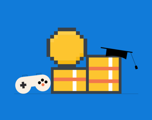 An image to illustrate an article about video games teaching kids about money